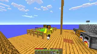 Heli̇kopteri̇mi̇z Okya Çakildi Mahsur Kaldık - Minecraft