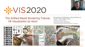 VIS 2020 Tutorial - Artifact-Based Rendering: VR Visualization by Hand (Part 1: Introduction)