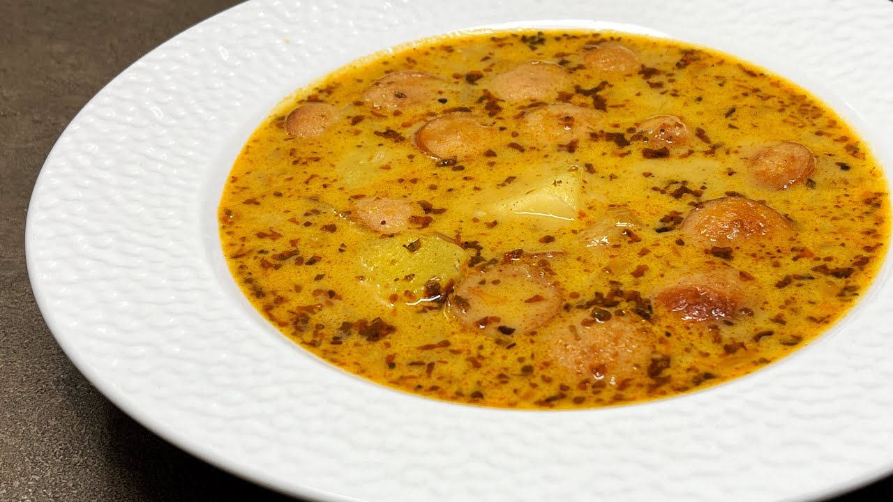 FRANKFURTSKÁ POLIEVKA - RECEPT NA FRANKFURTSKÚ POLIEVKU S PÁRKOM [BAKLAZAN TV]