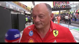 Ferrari TP Fred Vasseur Post Race Interview | Charles Leclerc Wins the Italian Grand Prix