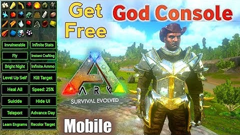 how to hack ark mobile god console free || #arksurvivalevolved #arkmobile #arkgameplay