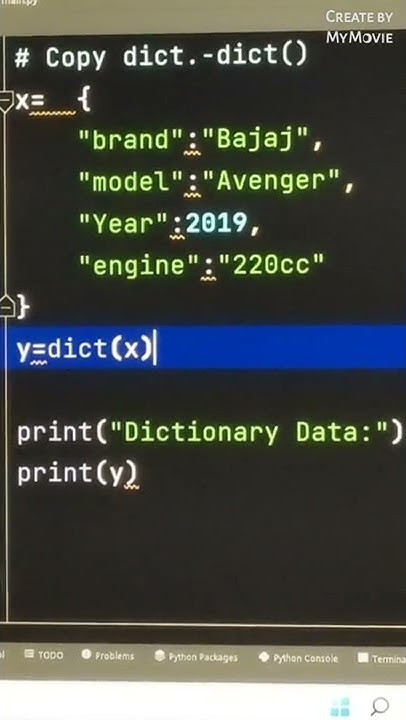 copy dict-dict in Python 🐐🐐🐐 - YouTube