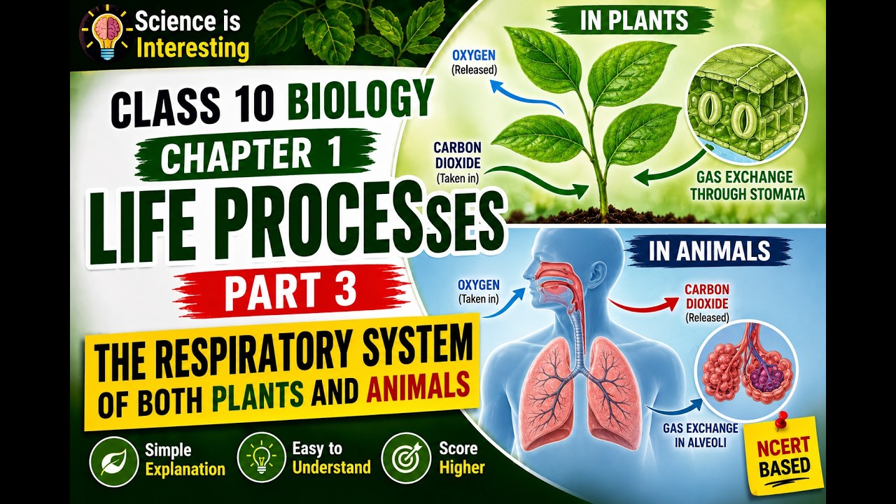 Life Processes | Respiratory System | Part 3 | Class 10 | Chapter 5 ...