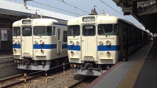 【4K】JR山陽本線　普通列車415系電車　ｵｲFo104編成　下関駅発車