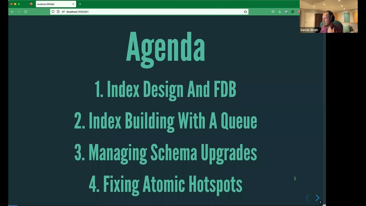 FoundationDB Online Meetup 01 A devdriven approach to building secondary indexes (Garren Smith