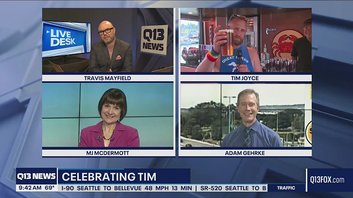 Celebrating Q13 News Meteorologist Tim Joyce