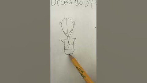 How to draw a body by me!