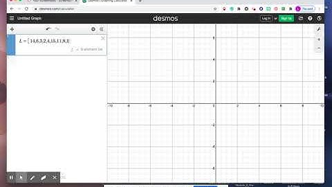 Finding a 5-Number Summary using Desmos