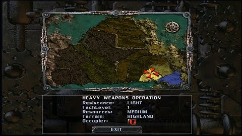 Krush Kill N Destroy 2 Krossfire ( KKND 2 ) Survivor Map Heavy Weapons Operation