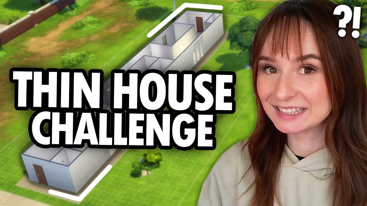 Can I build a THIN HOUSE in The Sims 4?