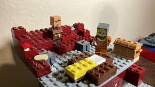 Lego Minecraft, Stop Motion bed wars ￼