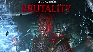 Mortal Kombat X Shinnok - All Brutalities Hd 60Fps Mkx