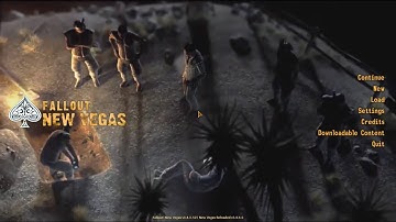 Fallout New Vegas Updated Main Menu