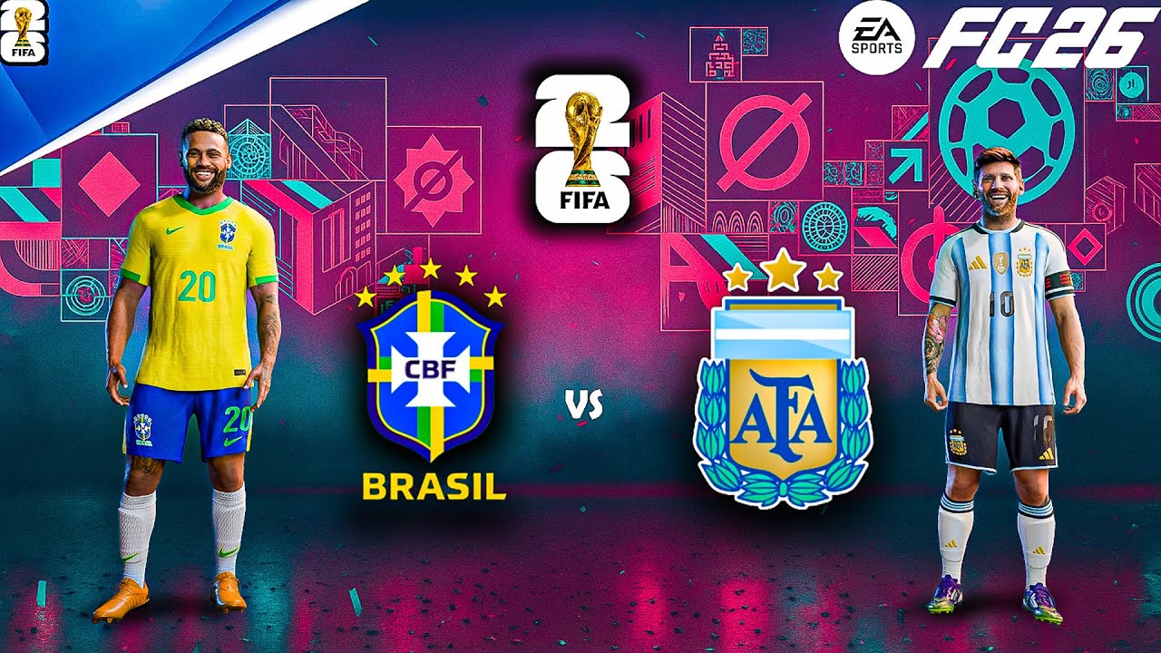FC 26 — Аргентина против Бразилии | Финальный геймплей чемпионата мира FIFA 2026 на ПК | Ультраре...