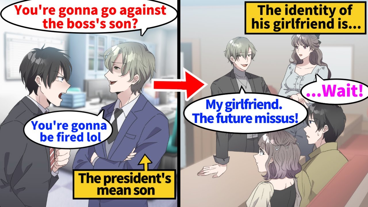 【Manga】The president's mean son is dating a beautiful woman. But the truth is different...