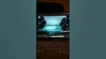 How I made simple Thunderstorms animation in Procreate #shorts #procreate #animation #tips