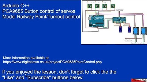 Arduino C++ PCA9685 Controlling Servos with buttons