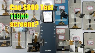 Can S800 Testbox Test Tecno Screens?