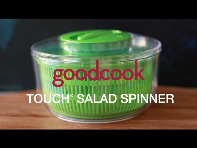 Good Cook Touch Green/Clear Plastic Salad Spinner 