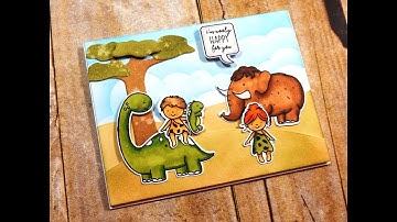 Not 2 Shabby Design Team Project | Neat & Tangled Prehistoric | Spectrum Noir Markers