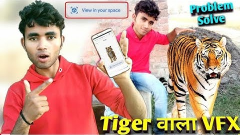 Google 3D Animals Camera Not Working Problem Fix | View In Your Area 3D Tiger Or Any Animal Camera