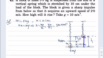 Q 41 HC Verma Solutions | Chapter 8: Work & Energy | Exercise Question