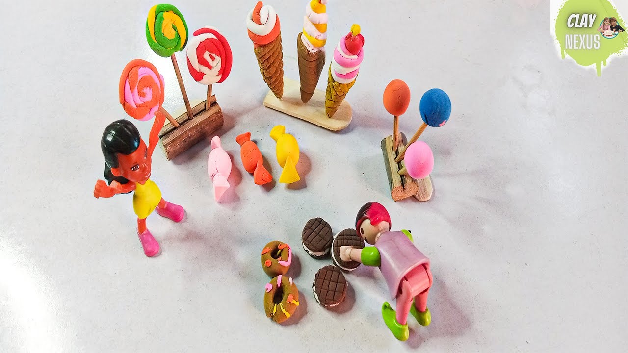 DIY | How To Make Miniature Realistic Food Items with polymer clay ...