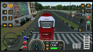 Mobile Bus Simulator Gameplay Route Bandung - Android Gameplay