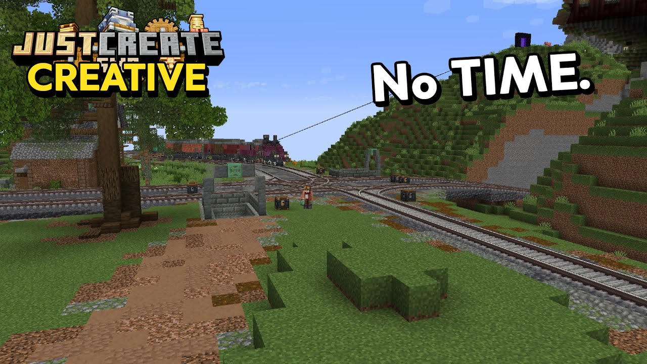 I'm Running OUT OF TIME to Build my MEGA BASE in Minecraft Create Mod ...