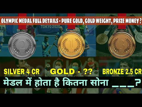 Olympic Medal Prize Money 2021 ? Gold Medals Made Of Real Gold ? How Much Money Earn Olympic Player