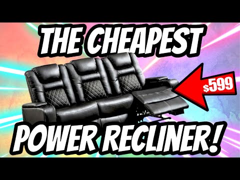 I Bought the CHEAPEST POWER RECLINER Theater Seats on Amazon!