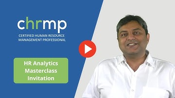 HR Analytics Masterclass Invitation