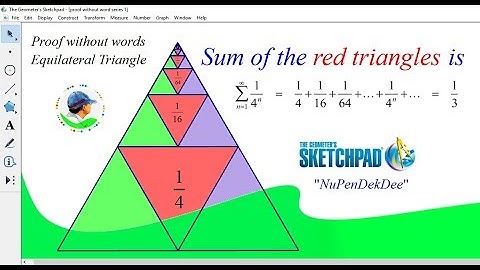 Proof without words : Sum of the red area triangles