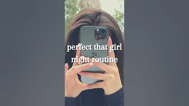 perfect that girl night routine 💅✨🌙 #shorts #aesthetic #nightroutine #thatgirl