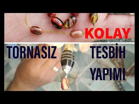 TORNASIZ TESBİH YAPIMI EVDE TESBİH YAPIMI KOLAY