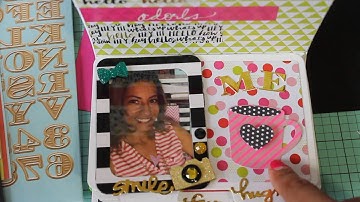 Snail Mail File Folder FlipBook Tutorial (mini) + products used