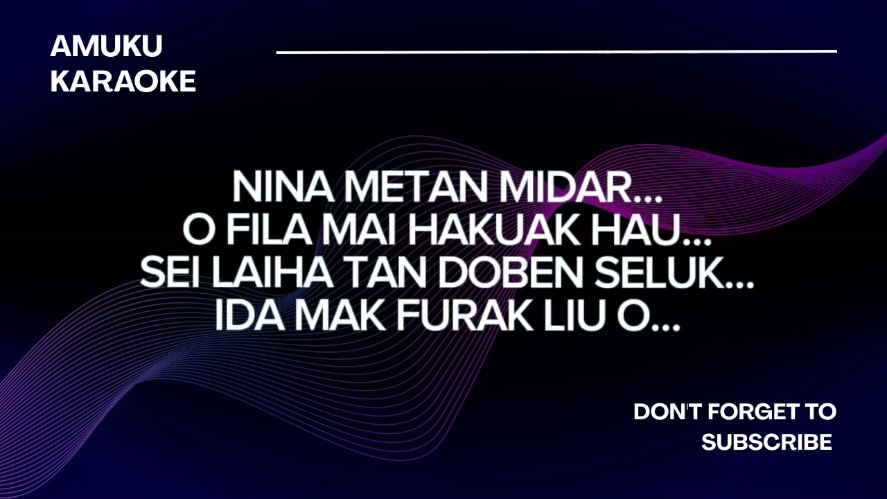 KARAOKE NINA METAN MIDAR