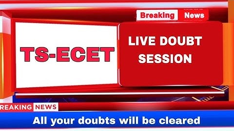 TS-ECET LIVE Doubt Session || KVS TRICKS |