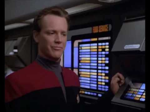 Star Trek Voyager: Tom Paris orders Hot Plain Tomato Soup