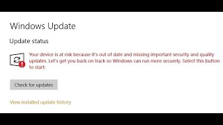 Cihazınız Risk Altında Çünkü Güncel Değil Ve Önemli Güvenlik Ve Kalite Güncellemelerinin Hataları