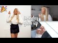 21ST BIRTHDAY GLOW UP - NAILS, FAKE TAN, MAKEUP!!