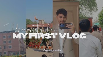My First College Vlog at IIMT University 🎓✨ | New Journey Begins ❤️🔥 #iimtuniversity #shorts 