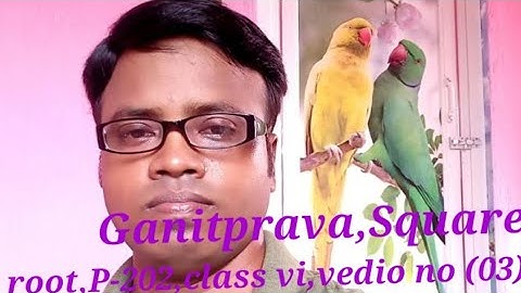 Ganitprava, Class vi, Square root, P-202, vedio no(03)