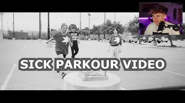 Blau reacts this sick parkour video and John singing