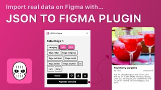 JSON to Figma - Import real data via API or JSON file to Figma