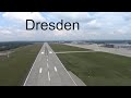 Dresden EDDC, tiefer Überflug und Landung in  Kamenz