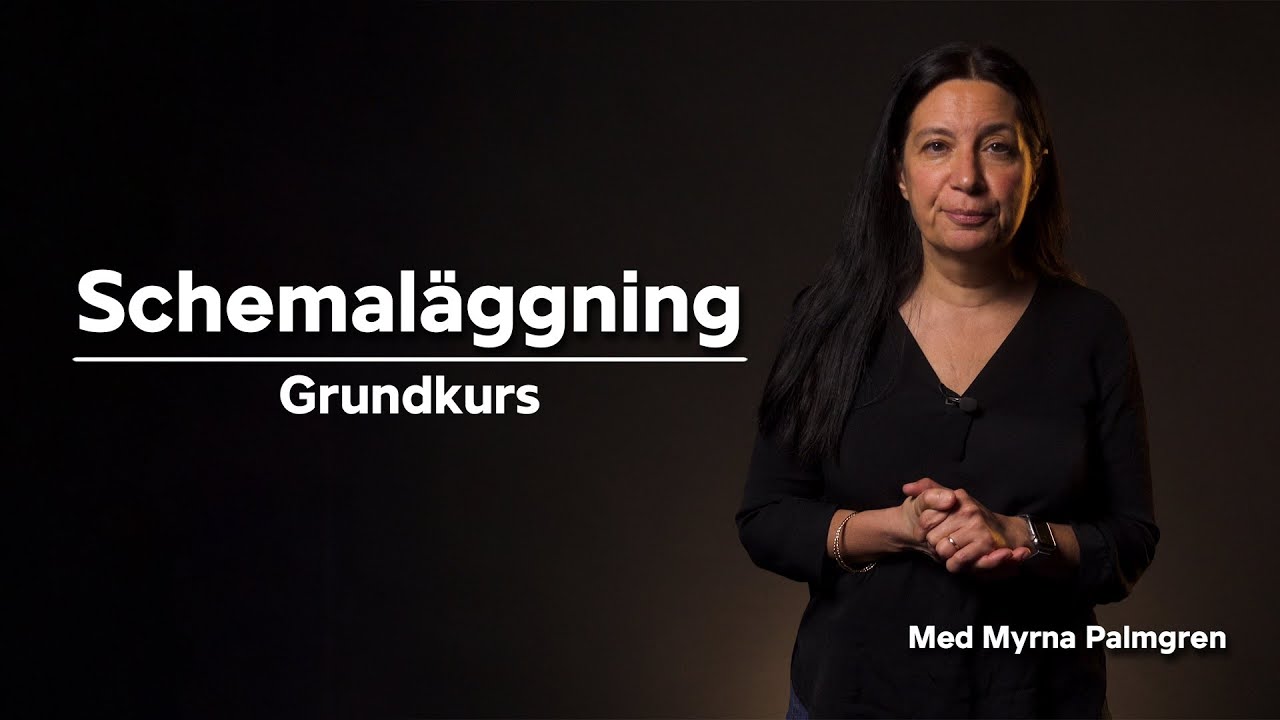 Schemaläggning - Grundkurs | Onlineutbildning