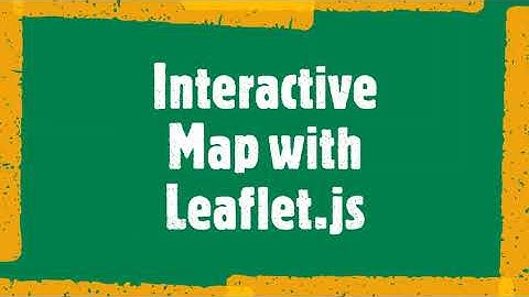 How to create basic map layout in Leaflet.js