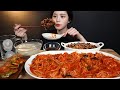 SUB)쫄깃야들 아귀살 가득한 아구찜 먹방 ! 볶음밥까지 steamed monkfish mukbang ASMR