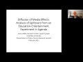 Donald Green: Using Placebo-Controlled Designs to Detect Edutainment Effects and Spillovers